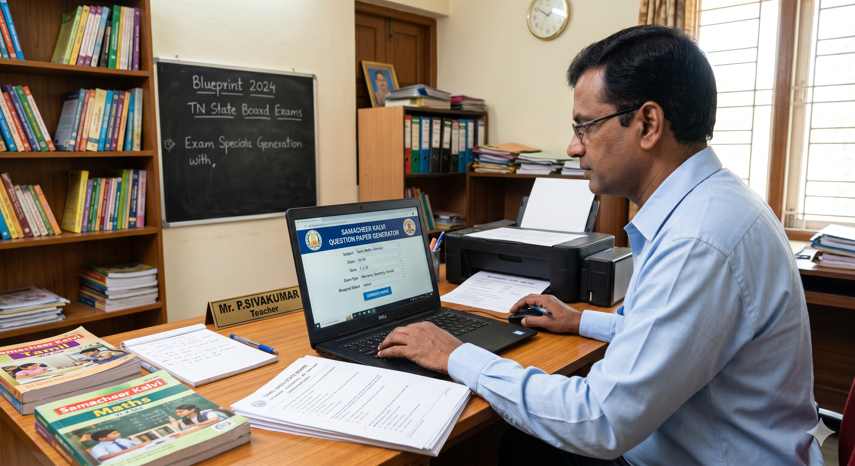 Samacheer Kalvi Question Paper Generator (TN State Board)
