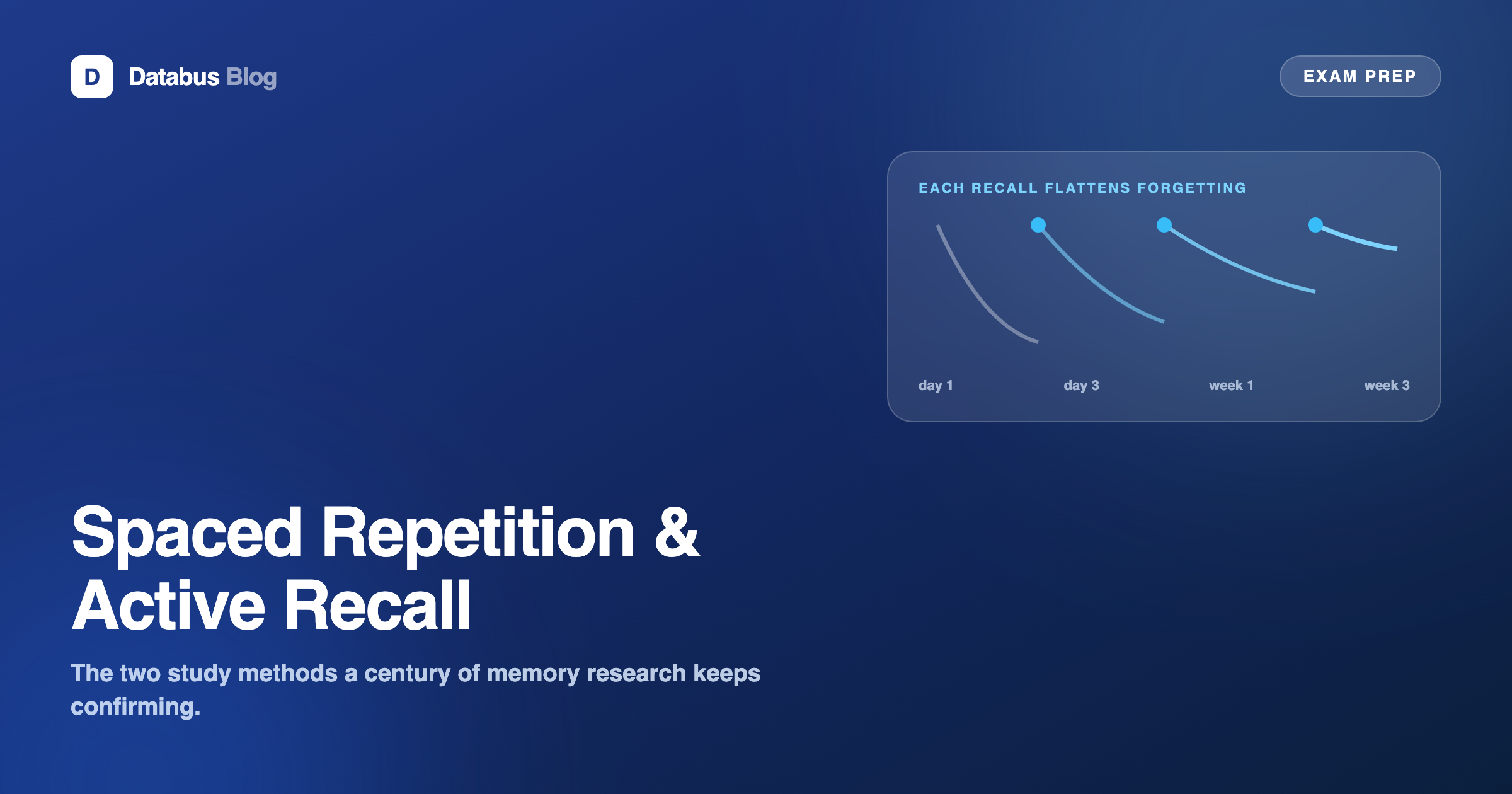 Forgetting curves flattening with each spaced recall
